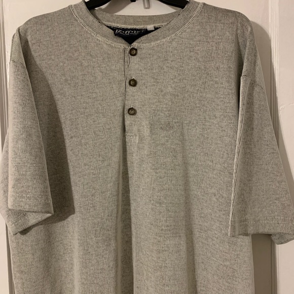 Vintage Phillipe Marcel IZ IT U? Woven Tee Sz XL - Picture 2 of 6